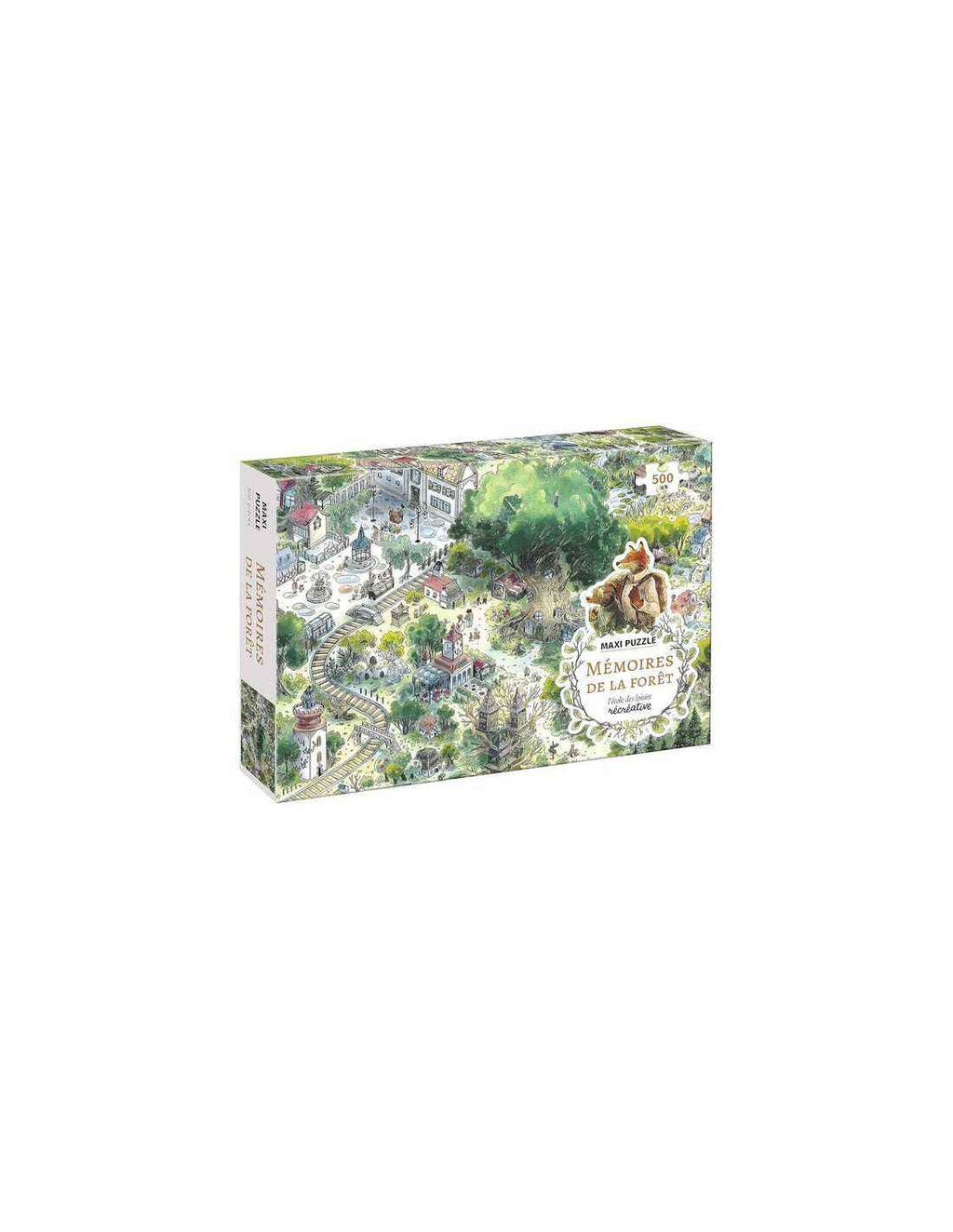 Mémoires de la Forêt Maxi Puzzle 500pcs by Moulin Roty