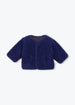 Baby Marine Gingham Reversible Sherpa Jacket by Arsene et Les Pipelettes