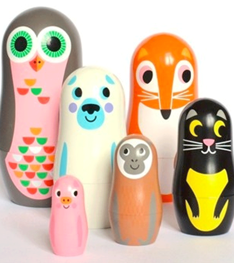 Studio Matryoshka Animals New by Ingela P Arrhenius