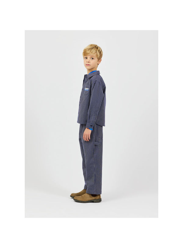 Marine Striped Kids Bottoms by Arsene et Les Pipelettes