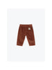 Chestnut Brown Baby Velvet Bottoms by Arsene et Les Pipelettes