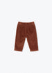 Chestnut Brown Baby Velvet Bottoms by Arsene et Les Pipelettes