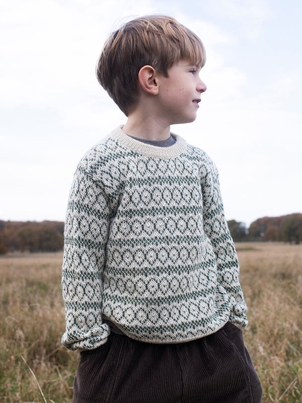 Kids Alpaca Pattern Sweater by Serendipity
