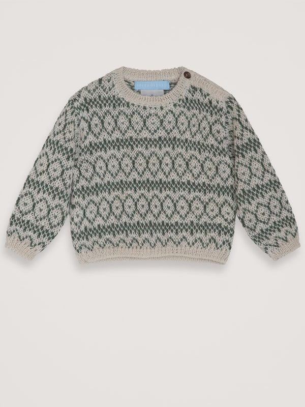 Baby Alapaca Pattern Sweater by Serendipity