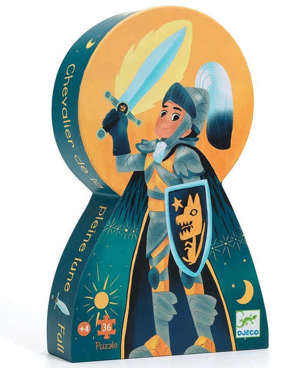 Full Moon Knight 36pcs Puzzle by Djeco - Niddle Noddle