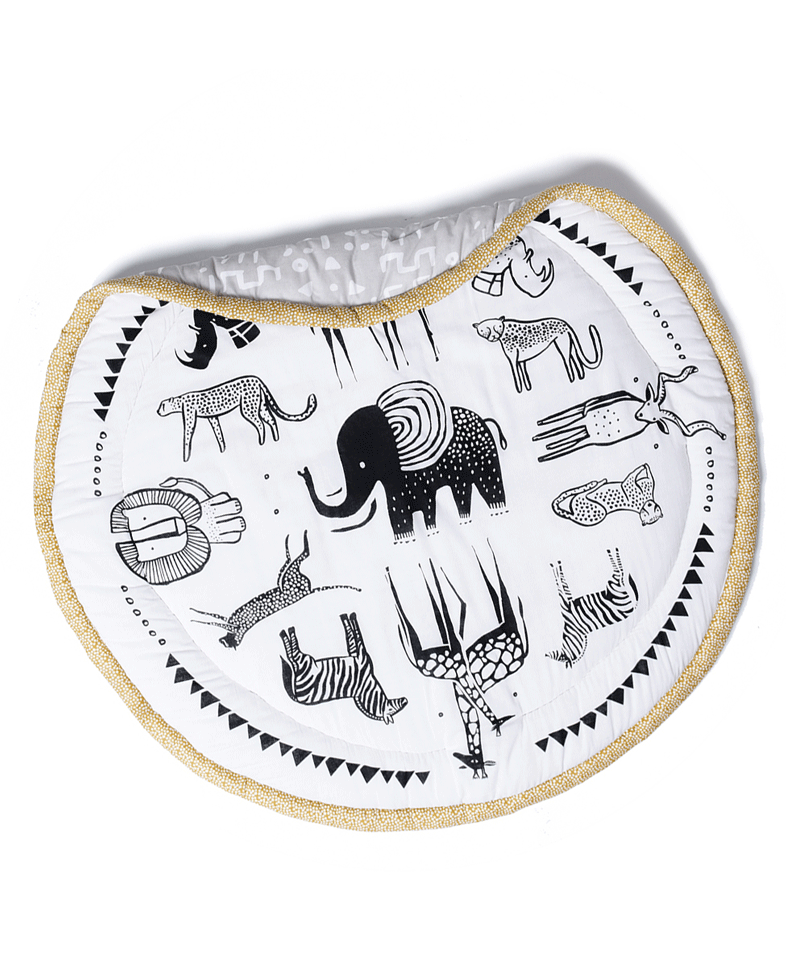 Organic Safari Quilted Playmat by Wee Gallery