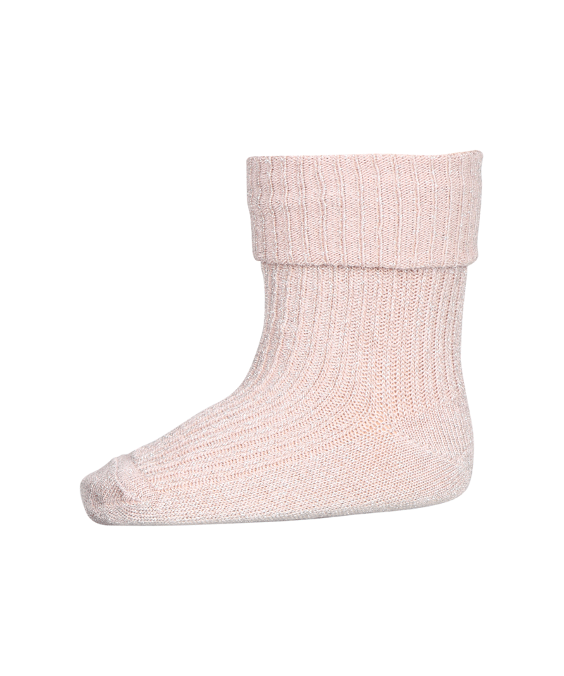 Wood Rose Ida Glitter Ankle Sock by mp Denmark