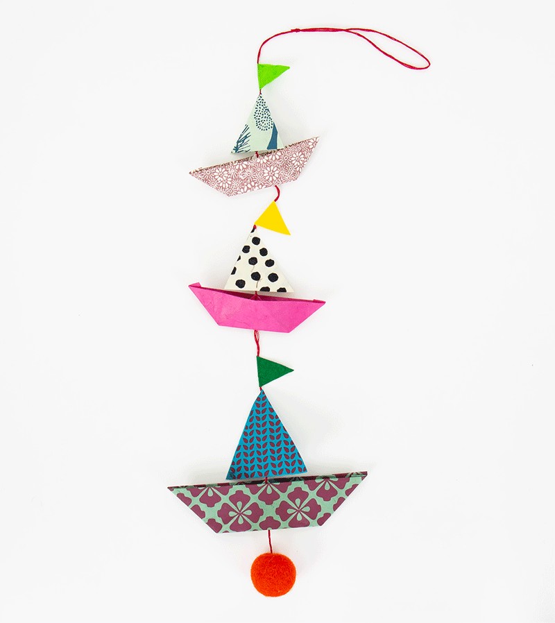 Sail Boat Mobile by Afro Paper