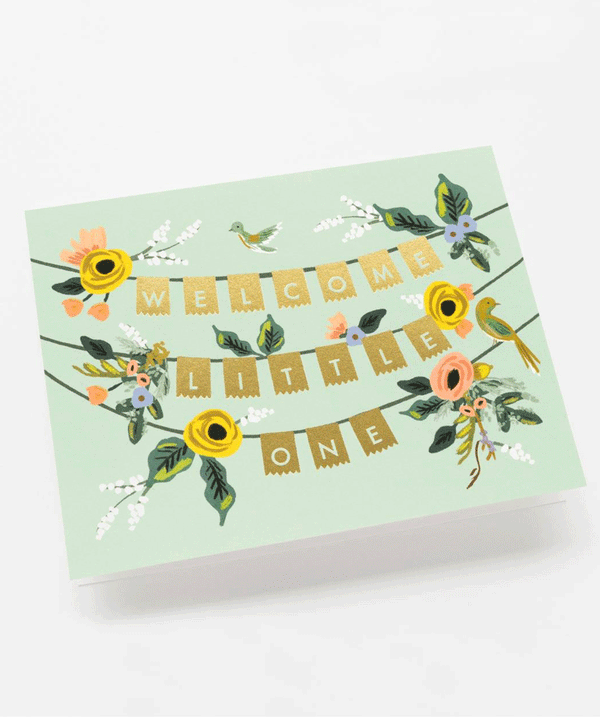 Welcome Garland Card by Rifle Paper Co