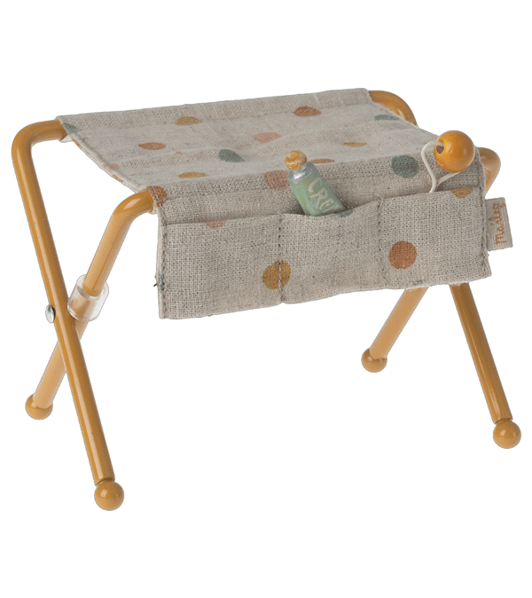 Ocher Baby Mouse Changing Table by Maileg