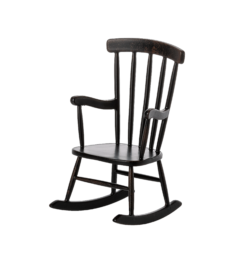 Anthracite Mouse Rocking Chair by maileg