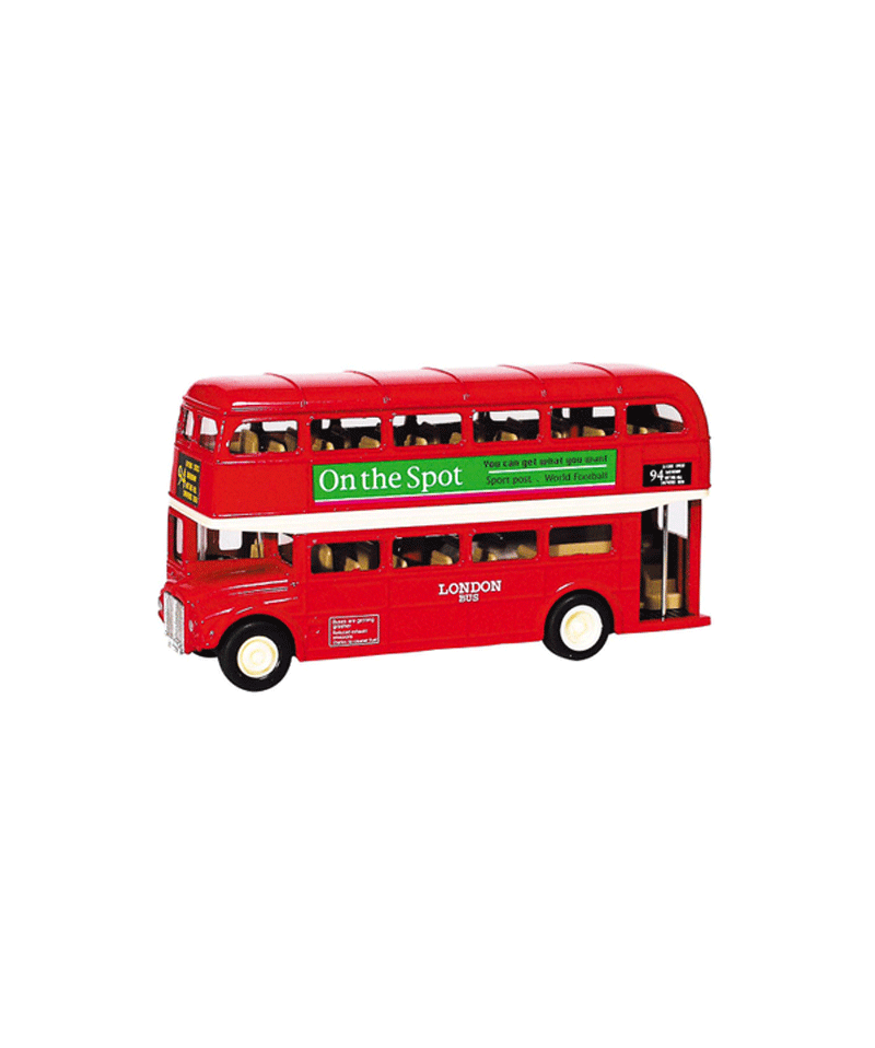 Diecast Double Decker London Bus Niddle Noddle