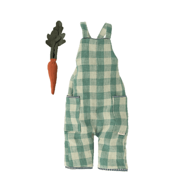 Size 3 Check Overalls by maileg