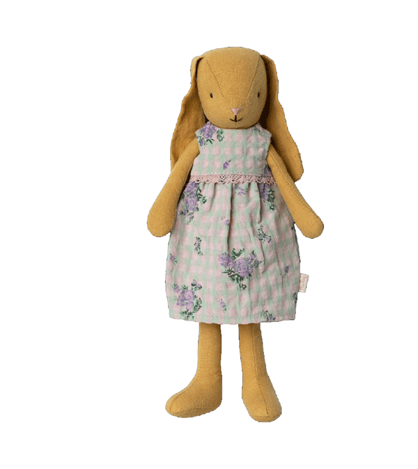 Size 2 Dusty Yellow Bunny in Dress by Maileg