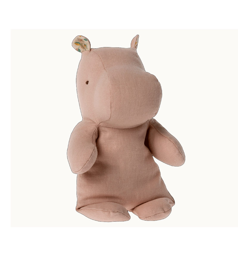 Small Soft Rose Hippo by maileg