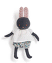 Lune Medium Rabbit Soft  Apres la Pluie Toy by Lucille Michieli - Niddle Noddle