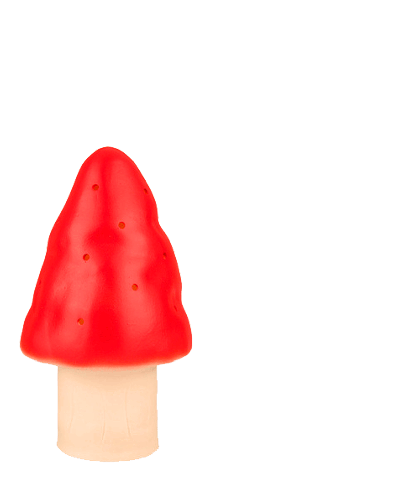 Toadstool lamp Red