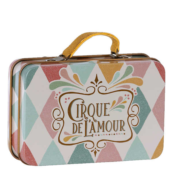 Harlequin Suitcase Tin by maileg