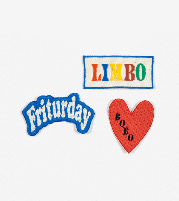 Set of 3 Friturday Patches by Bobo Choses