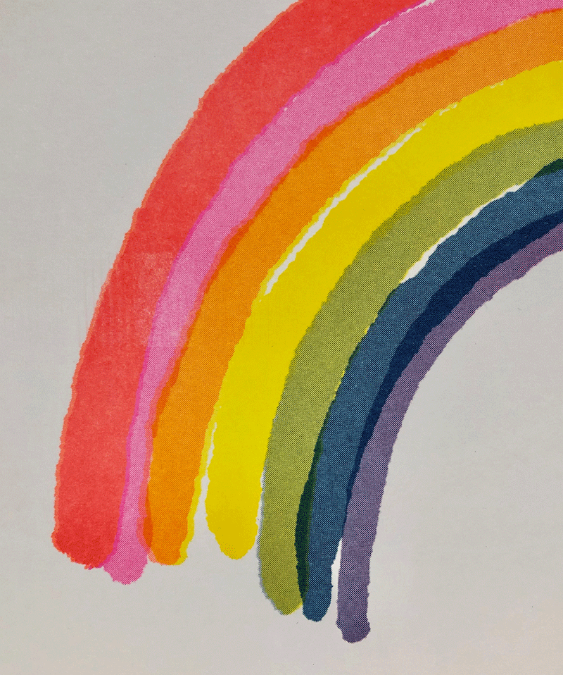 Rainbow Print by Petra Boas