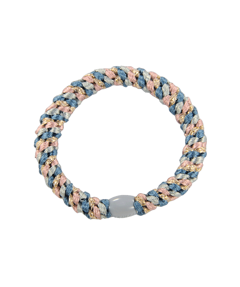 Dusty Blue & Rose Glitter Hairband by Bon dep