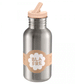 Peach 500ml Water Bottle with Flip Lid by Blafre