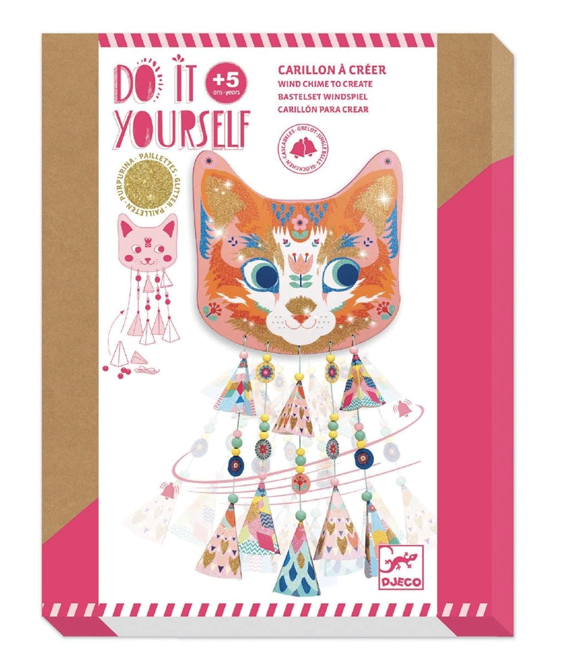 DIY Kitty Wind Chime by Djeco