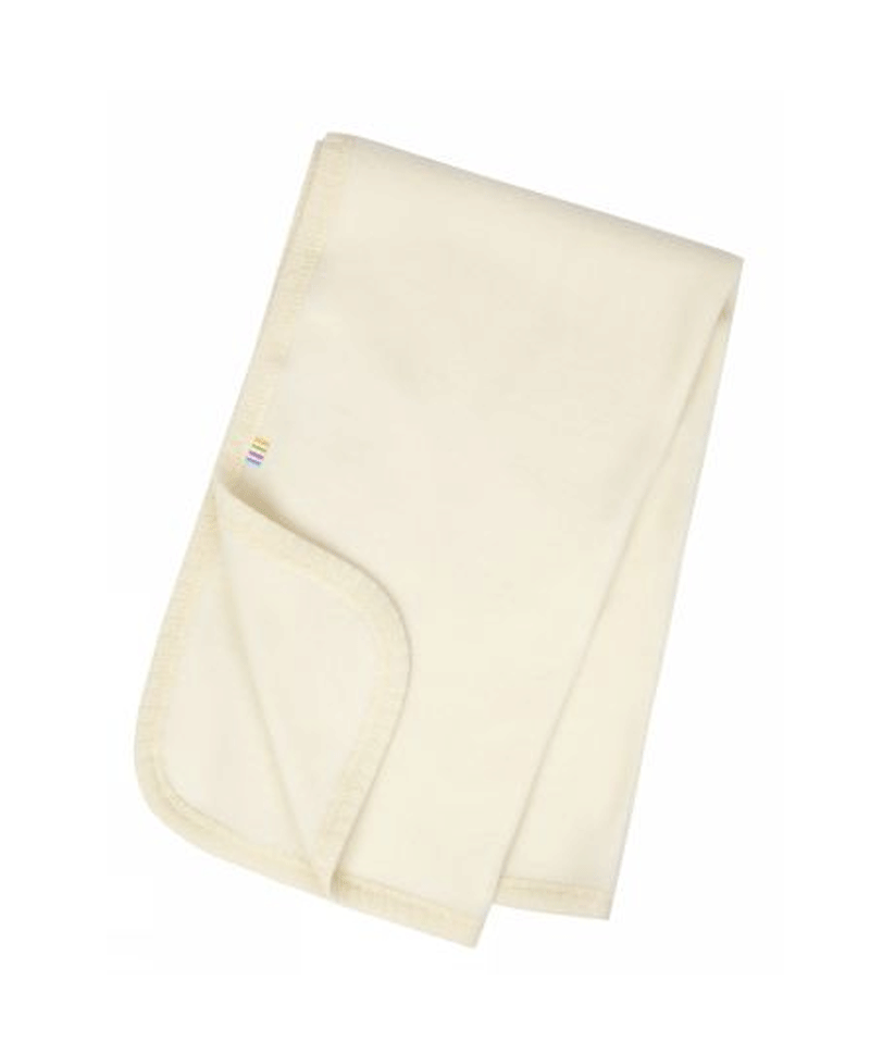 Creme Soft Wool Blanket by Joha