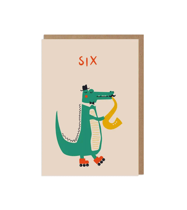 Circus Six Kids 6th Birthday Card by betiobca