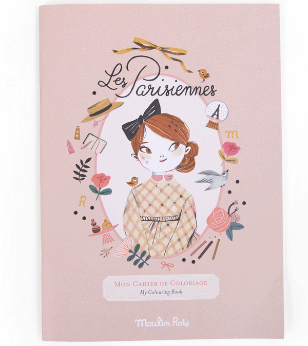 Les Parisienne Colouring Book by Lucille Micheli & Moulin Roty