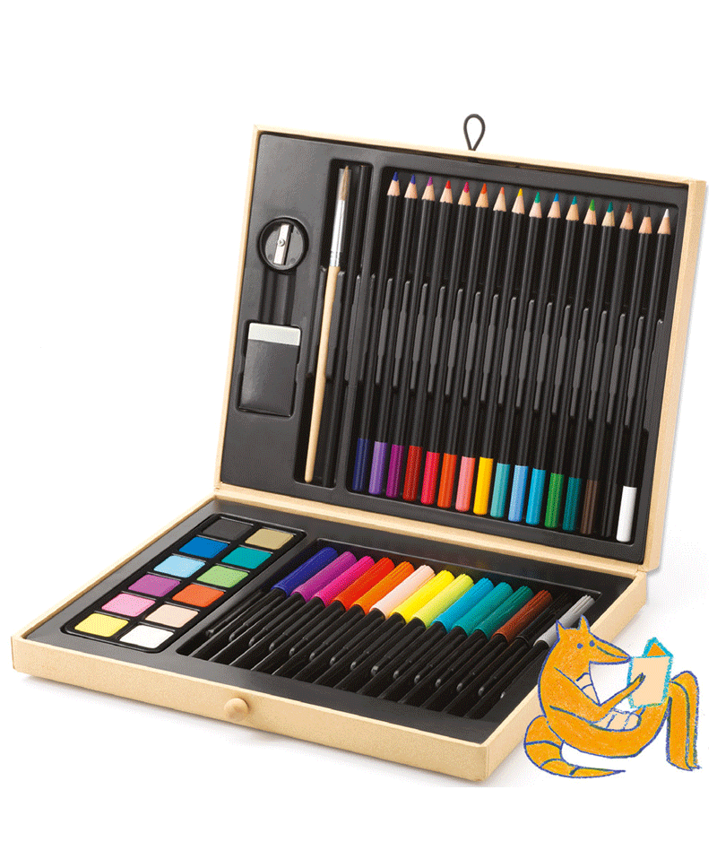 Box of Colours Art Set by Djeco