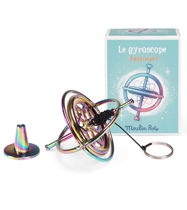 Les Petites Merveilles Gyroscope Spinning Top by Moulin Roty