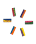 Box of 6 multi-coloured wax blocks by Moulin Roty - Niddle Noddle