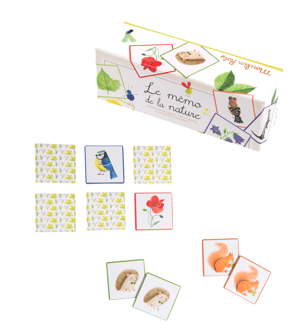 Le Jardin Nature Memory Game by Moulin Roty - Niddle Noddle