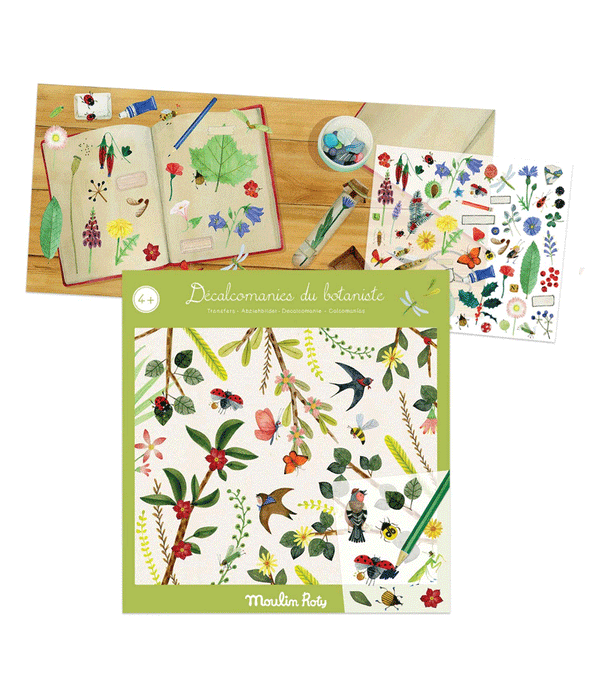 Le Jardin Botanist Transfers by Moulin Roty - Niddle Noddle