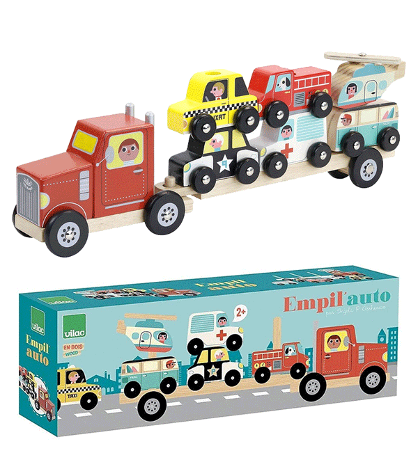 Stacking Truck with Vehicules by Ingela P.Arrhenius