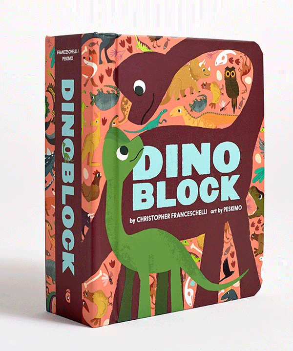 Dinoblock Board Book by Christopher Franceschelli