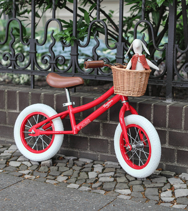 Vintage Red Balance Bike by Baghera