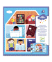 The House Reusable Sticker Book by Djeco