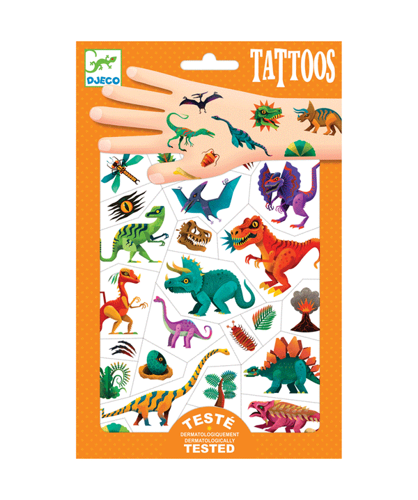 Dino Club Tattoos by Djeco
