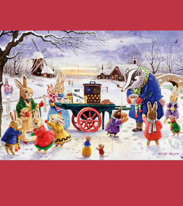 Roasting Chestnuts Advent Calendar by The Porch Fairies