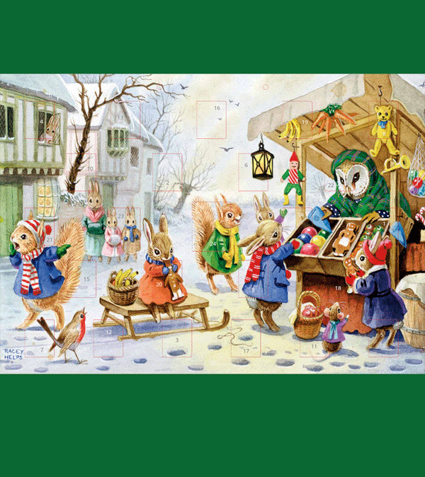 The Gingerbread Seller Advent Calendar by The Porch Fairies