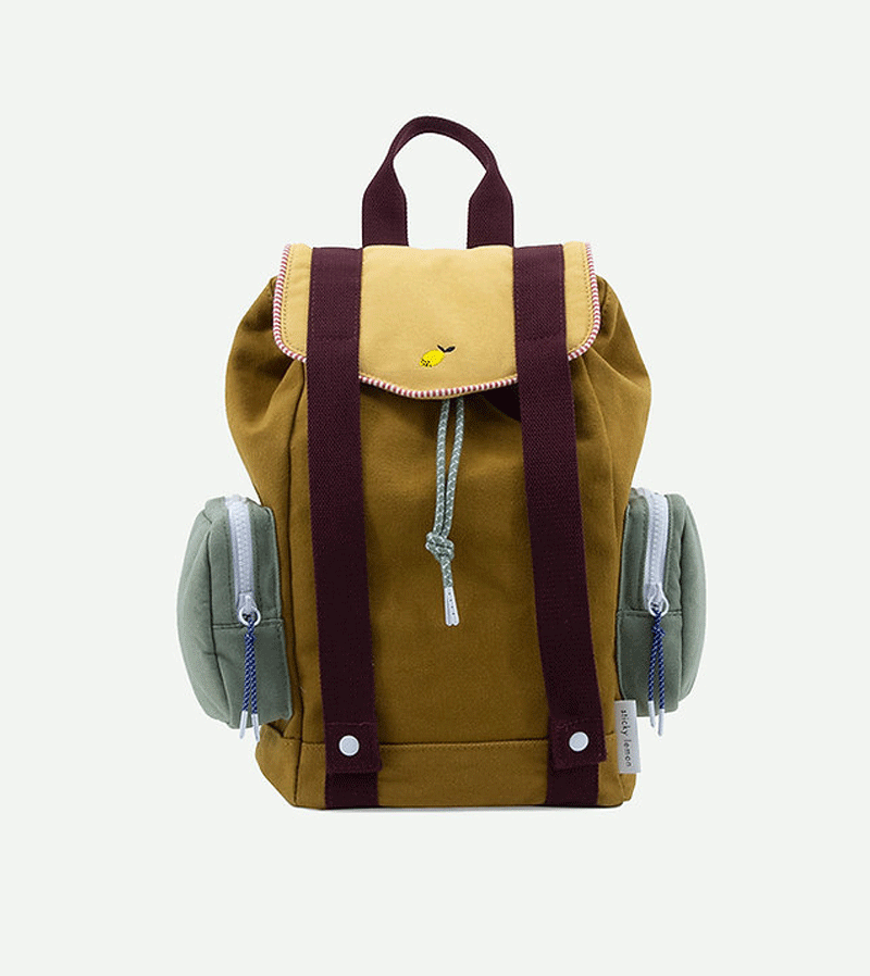 Meadows Khaki Green Adventure Backpack by Sticky Lemon
