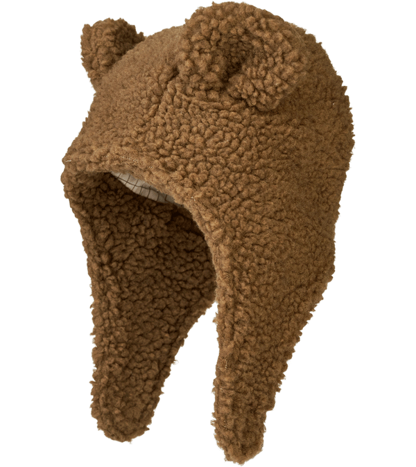 Aki Bark Teddybear Fleece Hat by MarMar Copenhagen