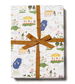 Amusement Park Wrapping Paper Sheet by Red Cap Cards