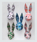 Rabbits Animal Decorations Kit by Black Rabbit