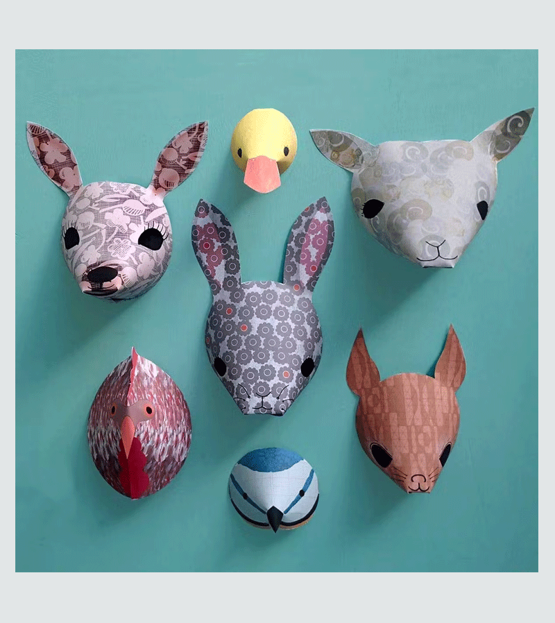Spring Animal Decorations Kit by Black Rabbit