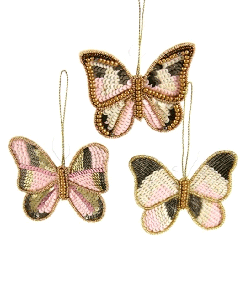 Beaded Butterfly Ornament by Cody Foster