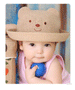 Cute Bear Straw Hat