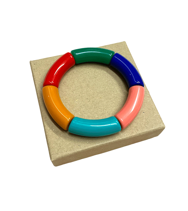 Bright Colour Block Bracelet by Acorn & Will